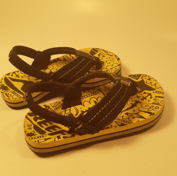 NWOT Reef baby boy sandals size 3/4 - Picture 2 of 3